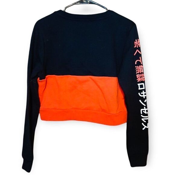 Young & Reckless Cropped Crewneck Sweatshirt sz L - Picture 3 of 4